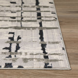 Dalyn Rugs Karma KM4 Power Woven 60% Polypropylene/40% Polyester Contemporary Rug Grey 9'4" x 13'2" KM4GR9X13