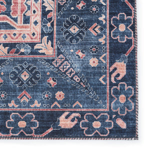 Jaipur Living Nikki Chu Vintage Medallion Runner Rug Distressed Floral Polyester Hallway Accent RUG152569