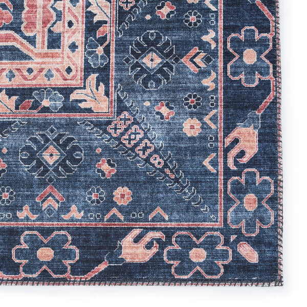 Jaipur Living Nikki Chu Vintage Medallion Runner Rug Distressed Floral Polyester Hallway Accent RUG152569
