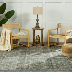 Jaipur Living Nikki Chu Trellis Runner Rug Vintage Distressed Lattice Pattern Hallway Entryway RUG152581