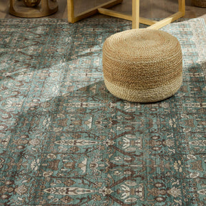 Jaipur Living Nikki Chu Trellis Runner Rug Vintage Distressed Lattice Pattern Hallway Entryway RUG152581
