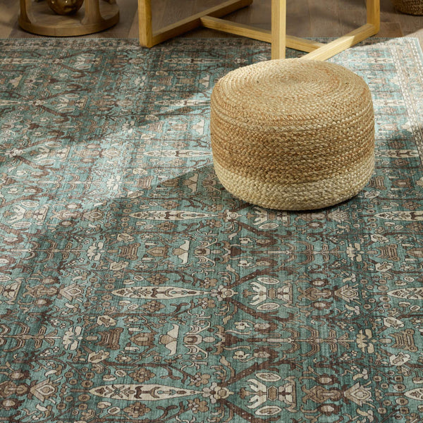 Jaipur Living Nikki Chu Trellis Runner Rug Vintage Distressed Lattice Pattern Hallway Entryway RUG152581