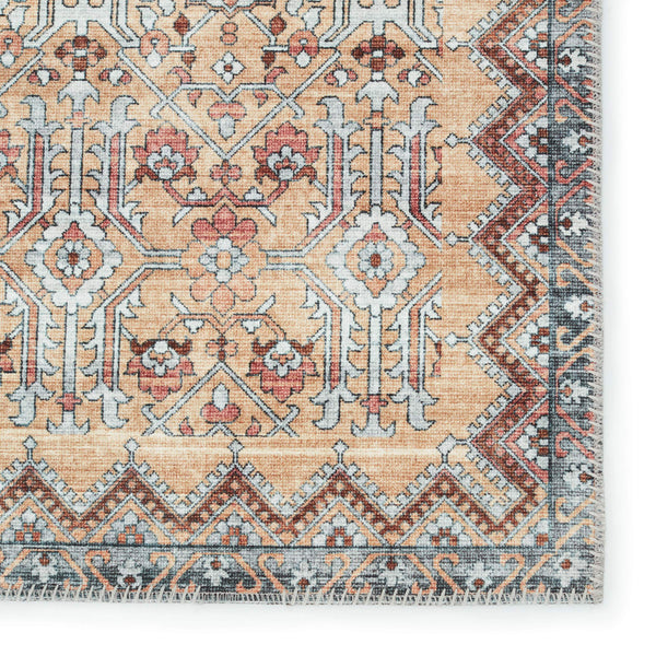 Jaipur Living Nikki Chu Distressed Trellis Polyester Runner Rug for Hallways and Entryways RUG152594