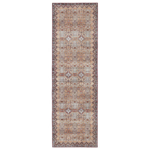 Jaipur Living Nikki Chu Distressed Trellis Polyester Runner Rug for Hallways and Entryways RUG152594