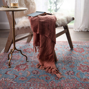 Jaipur Living Jaipur Living Ravinia Oushak Medallion Polyester Area Rug Vintage Bohemian Room RUG150434