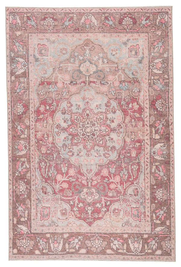 Jaipur Living Jaipur Living Edita Faded Medallion Floral Polyester Rug for Bohemian Rooms RUG150435