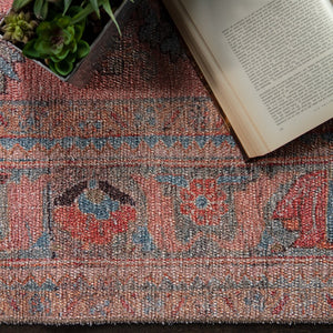 Jaipur Living Kindred Pippa Knd07 Powerloomed Machinemade 100% Polyester Traditional Medallion Indoor Rug Pink, Light Blue 100% Polyester, 80% Polyester 20% Co Rug156648