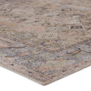 Jaipur Living Kindred Avin Knd09 Powerloomed Machinemade 100% Polyester Traditional Vintage Look Indoor Rug Green, Blue 100% Polyester, 80% Polyester 20% Co Rug148956