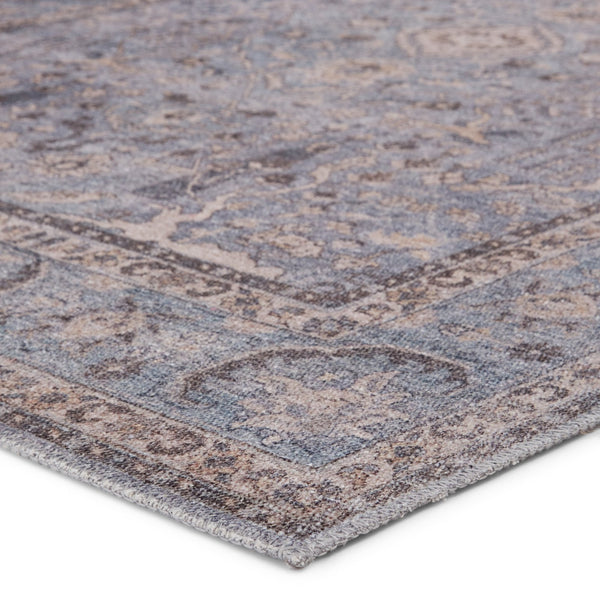 Jaipur Living Kindred Kadin Knd12 Powerloomed Machinemade 100% Polyester Traditional Medallion Indoor Rug Blue, Brown 100% Polyester, 80% Polyester 20% Co Rug148965