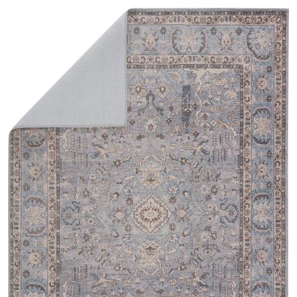 Jaipur Living Kindred Kadin Knd12 Powerloomed Machinemade 100% Polyester Traditional Medallion Indoor Rug Blue, Brown 100% Polyester, 80% Polyester 20% Co Rug148965