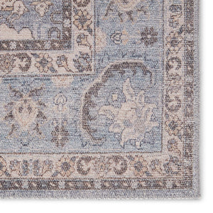 Jaipur Living Kindred Kadin Knd12 Powerloomed Machinemade 100% Polyester Traditional Medallion Indoor Rug Blue, Brown 100% Polyester, 80% Polyester 20% Co Rug148965