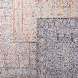 Jaipur Living Kindred Kadin Knd12 Powerloomed Machinemade 100% Polyester Traditional Medallion Indoor Rug Blue, Brown 100% Polyester, 80% Polyester 20% Co Rug148965