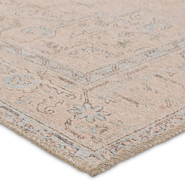 Jaipur Living Kindred Josephine Knd17 Powerloomed Machinemade 100% Polyester Traditional Medallion Indoor Rug Tan, Light Blue 100% Polyester, 50%Cot40%Poly10%Oth Rug157888