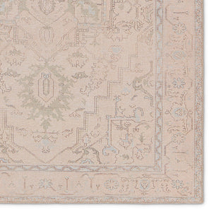 Jaipur Living Kindred Josephine Knd17 Powerloomed Machinemade 100% Polyester Traditional Medallion Indoor Rug Tan, Light Blue 100% Polyester, 50%Cot40%Poly10%Oth Rug157888