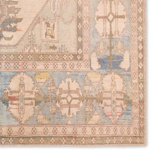 Jaipur Living Kindred Savine Knd19 Powerloomed Machinemade 100% Polyester Traditional Medallion Indoor Rug Orange, Tan 100% Polyester, Recycled Poly Cotton Woven Canvas Rug161104