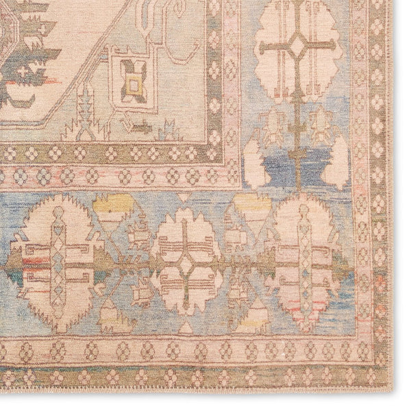 Jaipur Living Kindred Savine Knd19 Powerloomed Machinemade 100% Polyester Traditional Medallion Indoor Rug Orange, Tan 100% Polyester, Recycled Poly Cotton Woven Canvas Rug161104