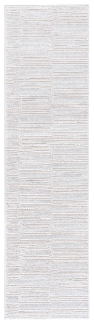 Safavieh Kingston Luxurious Power-loomed Area Rug For Modern Elegance And Comfort In Any Space Ivory ,Light Grey 70% Polypropylene,30% Polyester Kng100a-9