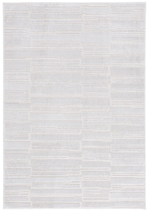 Safavieh Kingston Luxurious Power-loomed Area Rug For Modern Elegance And Comfort In Any Space Ivory ,Light Grey 70% Polypropylene,30% Polyester Kng100a-9