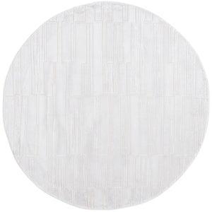 Safavieh Kingston Modern Power-loomed Runner Area Rug - Soft, Durable, Elegant Design For Any Space Ivory ,Light Grey 70% Polypropylene,30% Polyester Kng100a-7r