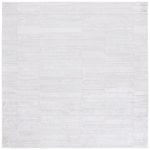 Safavieh Kingston Modern Power-loomed Runner Area Rug - Soft, Durable, Elegant Design For Any Space Ivory ,Light Grey 70% Polypropylene,30% Polyester Kng100a-7sq