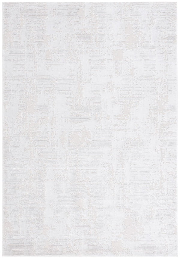 Safavieh Kingston Modern 4' X 6' Area Rug - Elegant Power-loomed Design For Cozy Contemporary Spaces Ivory ,Light Grey 70% Polypropylene,30% Polyester Kng102a-4