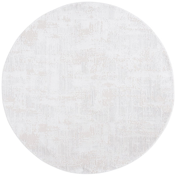 Safavieh Kingston Modern 4' X 6' Area Rug - Elegant Power-loomed Design For Cozy Contemporary Spaces Ivory ,Light Grey 70% Polypropylene,30% Polyester Kng102a-4