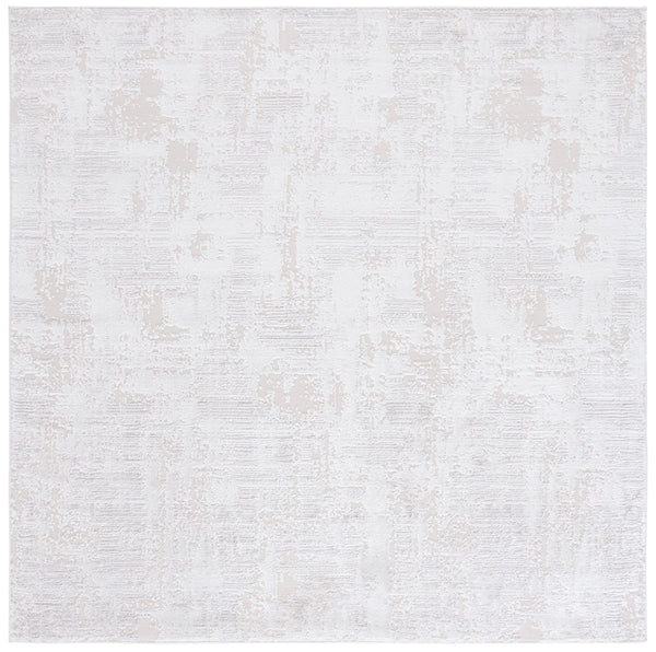 Safavieh Kingston Round Area Rug - Elegant Turkish Design, Soft Plush Texture, Perfect For Modern Living Spaces Ivory ,Light Grey 70% Polypropylene,30% Polyester Kng102a-7sq