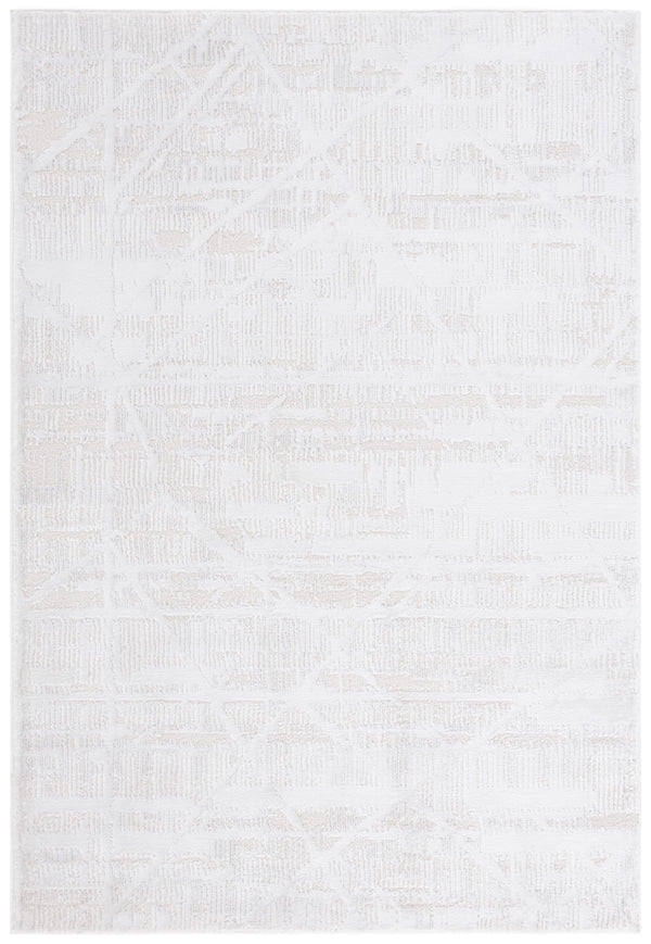 Safavieh Kingston Modern Handcrafted Area Rug - Durable Turkish Design For Elegant Home Décor Spaces Ivory ,Light Grey 70% Polypropylene,30% Polyester Kng104a-9