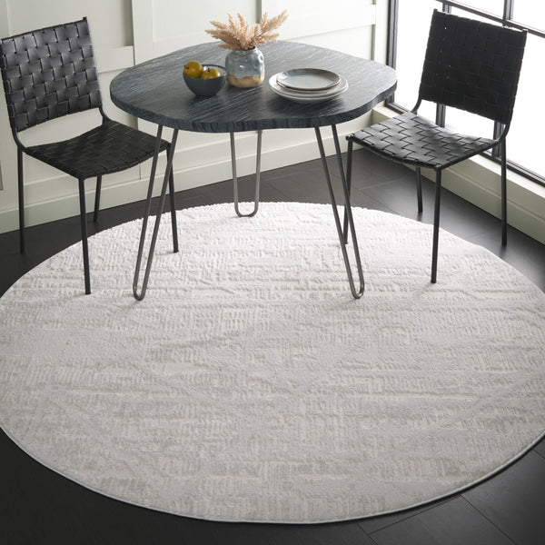 Safavieh Kingston Modern Handcrafted Area Rug - Durable Turkish Design For Elegant Home Décor Spaces Ivory ,Light Grey 70% Polypropylene,30% Polyester Kng104a-9