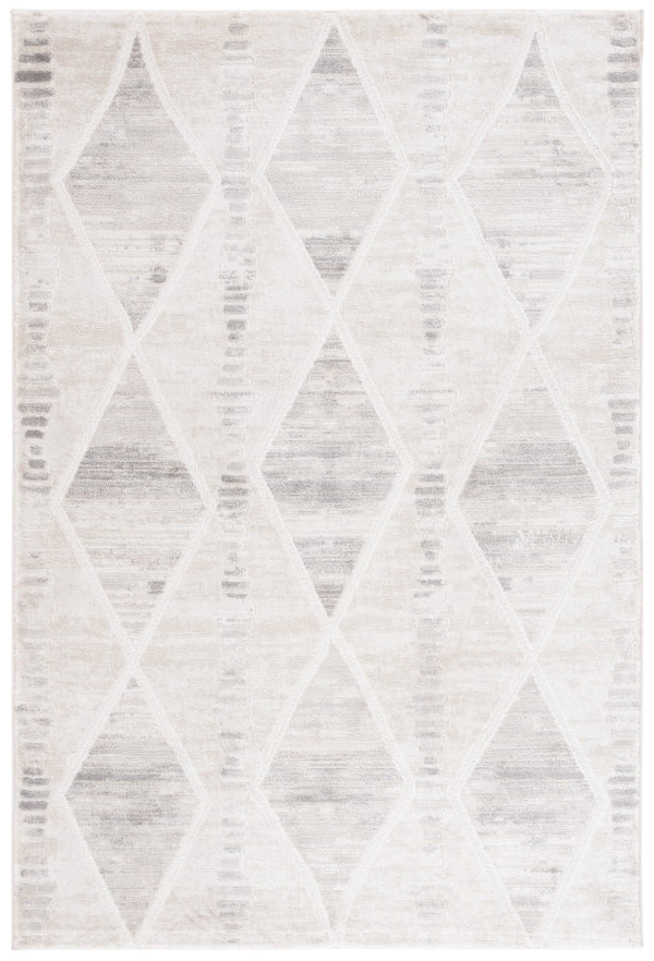 Safavieh Kingston Chic Contemporary Area Rug – Luxurious Turkish Design For Modern Living Spaces Beige ,Grey 70% Polypropylene,30% Polyester Kng106b-4