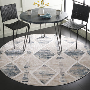 Safavieh Kingston Elegant Modern Area Rug - Plush Power Loomed Turkish Design For Sophisticated Spaces Beige ,Grey 70% Polypropylene,30% Polyester Kng106b-7r