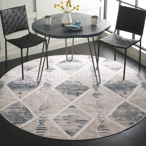 Safavieh Kingston Chic Contemporary Area Rug – Luxurious Turkish Design For Modern Living Spaces Beige ,Grey 70% Polypropylene,30% Polyester Kng106b-4