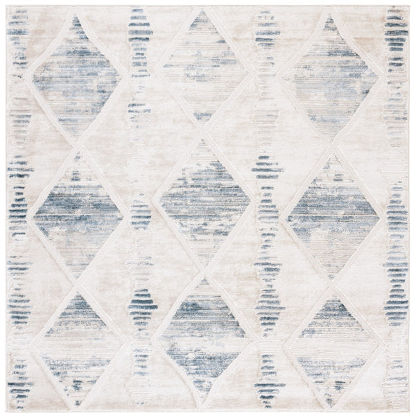 Safavieh Kingston Chic Contemporary Area Rug – Luxurious Turkish Design For Modern Living Spaces Beige ,Grey 70% Polypropylene,30% Polyester Kng106b-4