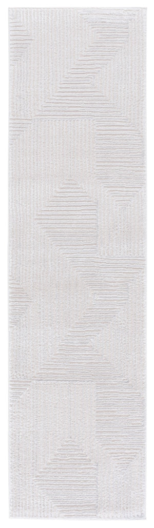 Safavieh Kingston Chic Area Rug - Sophisticated Power-loomed Turkish Design For Modern Home Decor And Comfort Ivory ,Light Grey 70% Polypropylene,30% Polyester Kng110a-4