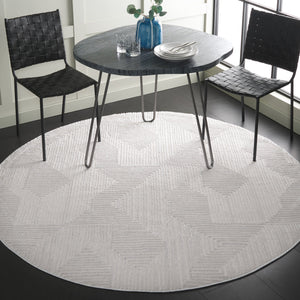 Safavieh Kingston Modern-style Runner Area Rug - Luxurious Plush Comfort With Durable Power Loomed Design Ivory ,Light Grey 70% Polypropylene,30% Polyester Kng110a-7r