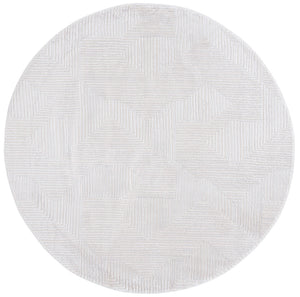 Safavieh Kingston Chic Area Rug - Sophisticated Power-loomed Turkish Design For Modern Home Decor And Comfort Ivory ,Light Grey 70% Polypropylene,30% Polyester Kng110a-4