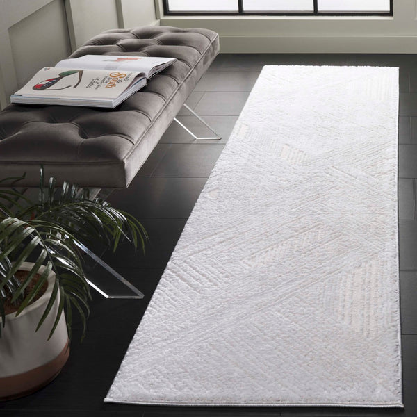 Safavieh Kingston Chic Turkish Area Rug – Elegant Modern Design For Stylish Home Décor And Comfort Ivory ,Light Grey 70% Polypropylene,30% Polyester Kng112a-8