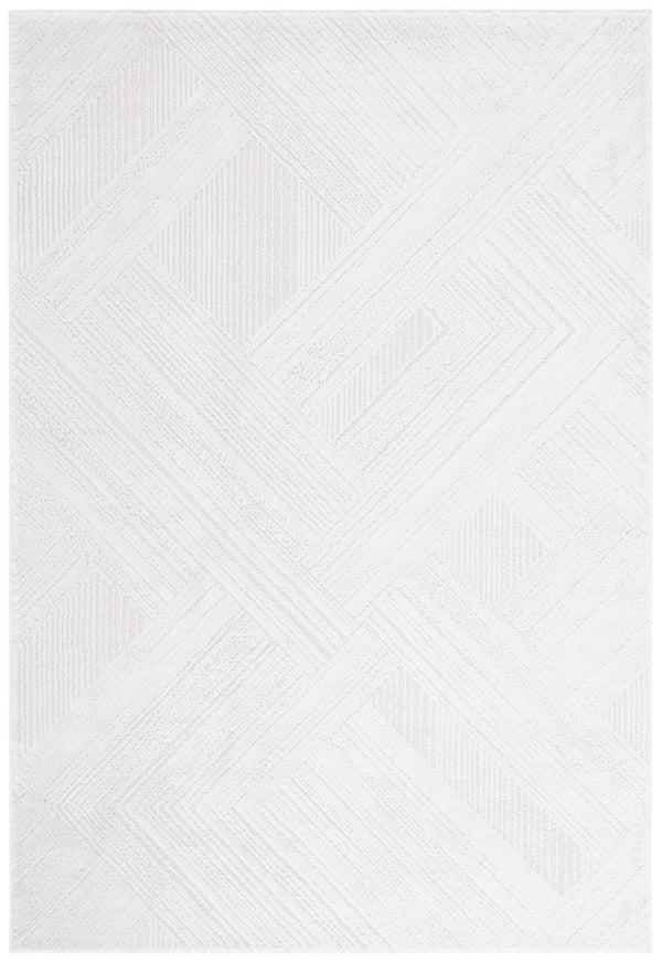 Safavieh Kingston Chic Turkish Area Rug – Elegant Modern Design For Stylish Home Décor And Comfort Ivory ,Light Grey 70% Polypropylene,30% Polyester Kng112a-8