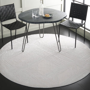 Safavieh Kingston Luxurious Runner Area Rug - Elegant Power-loomed Design For Modern Home Decor And Comfort Ivory ,Light Grey 70% Polypropylene,30% Polyester Kng112a-7r