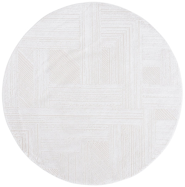 Safavieh Kingston Luxurious Runner Area Rug - Elegant Power-loomed Design For Modern Home Decor And Comfort Ivory ,Light Grey 70% Polypropylene,30% Polyester Kng112a-7r