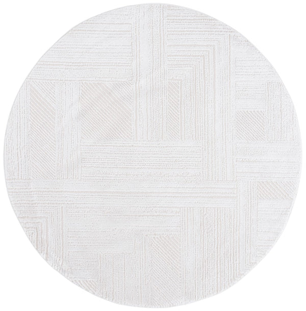 Safavieh Kingston Chic Turkish Area Rug – Elegant Modern Design For Stylish Home Décor And Comfort Ivory ,Light Grey 70% Polypropylene,30% Polyester Kng112a-8