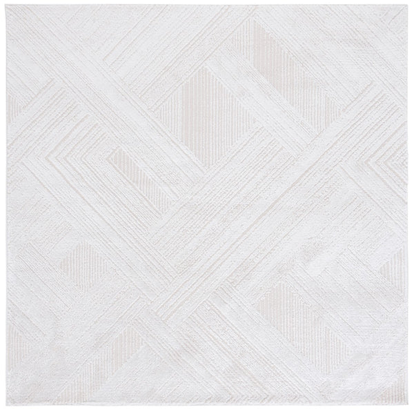 Safavieh Kingston Chic Turkish Area Rug – Elegant Modern Design For Stylish Home Décor And Comfort Ivory ,Light Grey 70% Polypropylene,30% Polyester Kng112a-8
