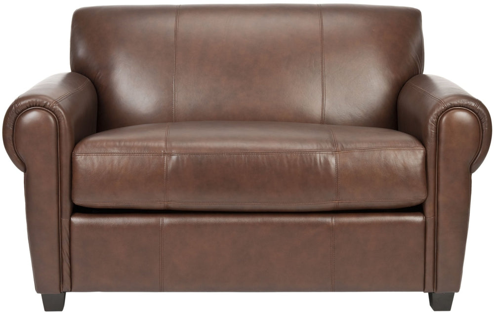 Safavieh Sebastian Sleeper Loveseat - Stylish Compact Design For Small Spaces & Cozy Overnight Comfort KNT4013A