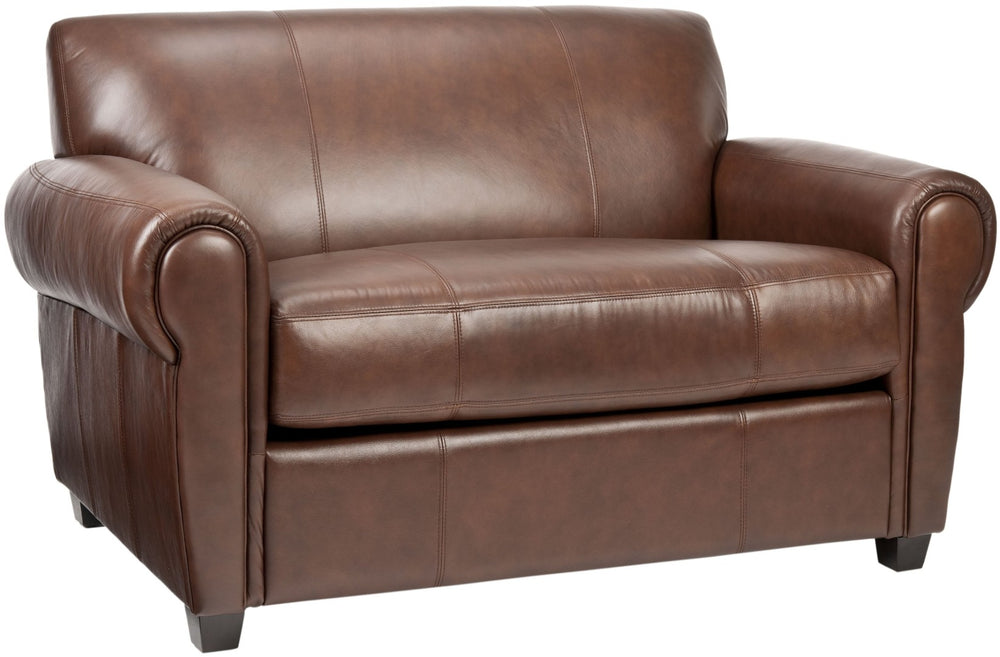 Safavieh Sebastian Sleeper Loveseat - Stylish Compact Design For Small Spaces & Cozy Overnight Comfort KNT4013A
