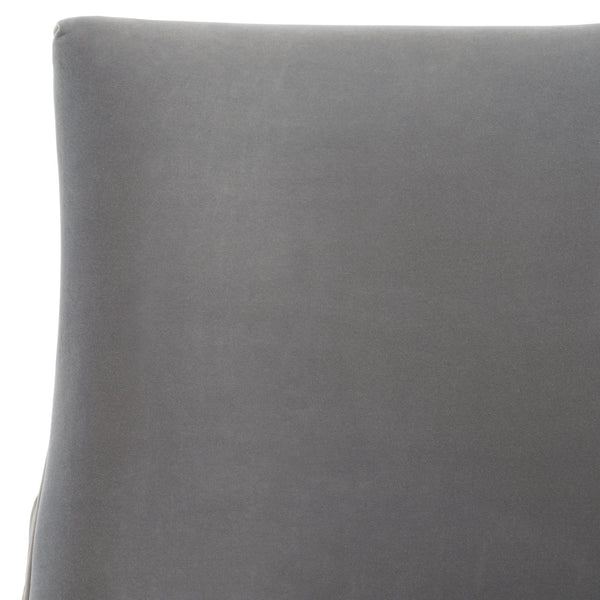 Safavieh De Luca Acrylic Leg Dining Chair In Hudson Grey - Stylish, Modern Design For Upscale Dining Spaces Hudson Grey Plywood Frame Knt4106f