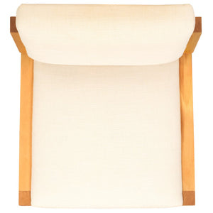 Safavieh Galileo Linen Dining Chair Sand Wood / Fabric / Foam KNT4113A