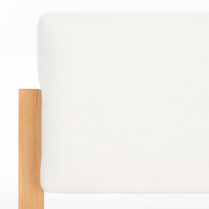 Safavieh Galileo Linen Dining Chair Ivory Wood / Fabric / Foam KNT4113B