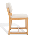 Safavieh Galileo Linen Dining Chair Beige Wood / Fabric / Foam KNT4113C