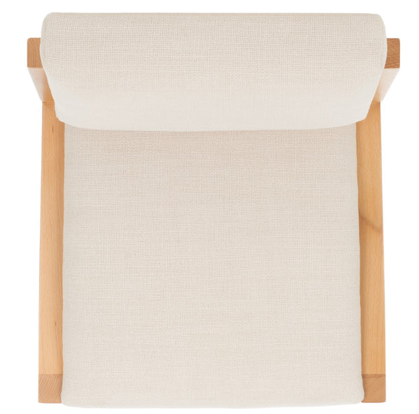 Safavieh Galileo Linen Dining Chair Beige Wood / Fabric / Foam KNT4113C