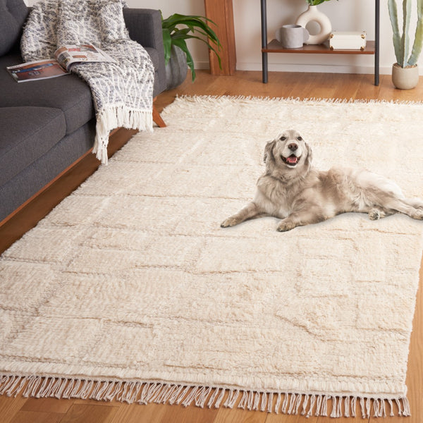 Safavieh Kenya 227 KNY227 Handwoven  Rug Ivory KNY227A-8